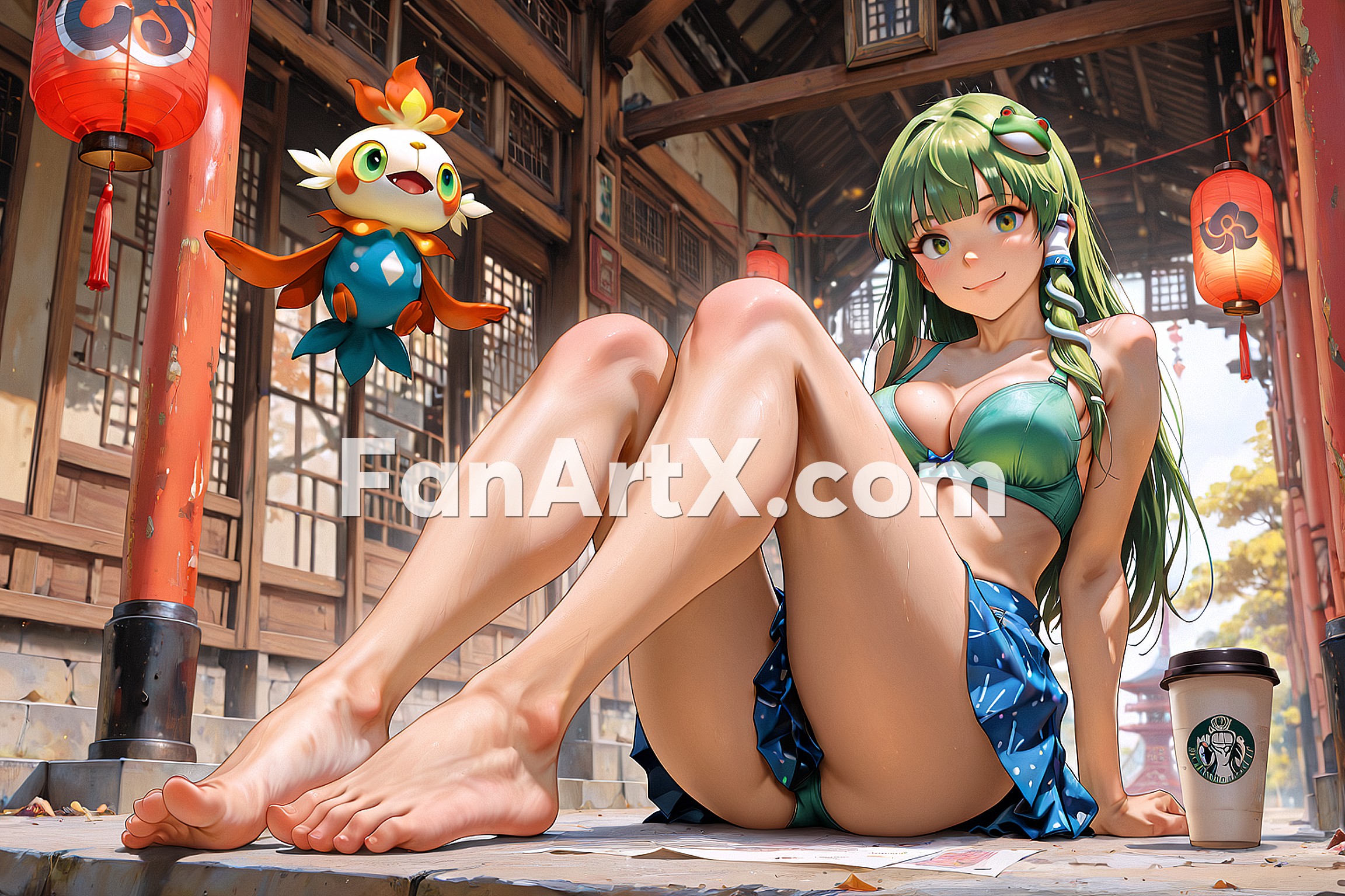 Kochiya Sanae Touhou project Fanart 1821966